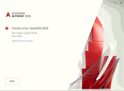 autocad インストール エラー 1603|Autodesk 2020以降のバージョンの製品をインストールすると、 .